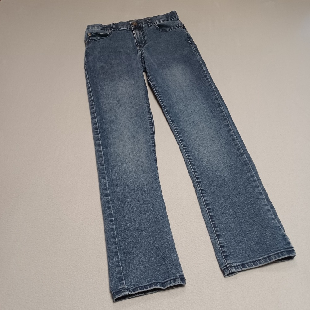 The‎ Childrens Place Jeans Boys 14 Blue Skinny Stretch Adjustable Waist Denim